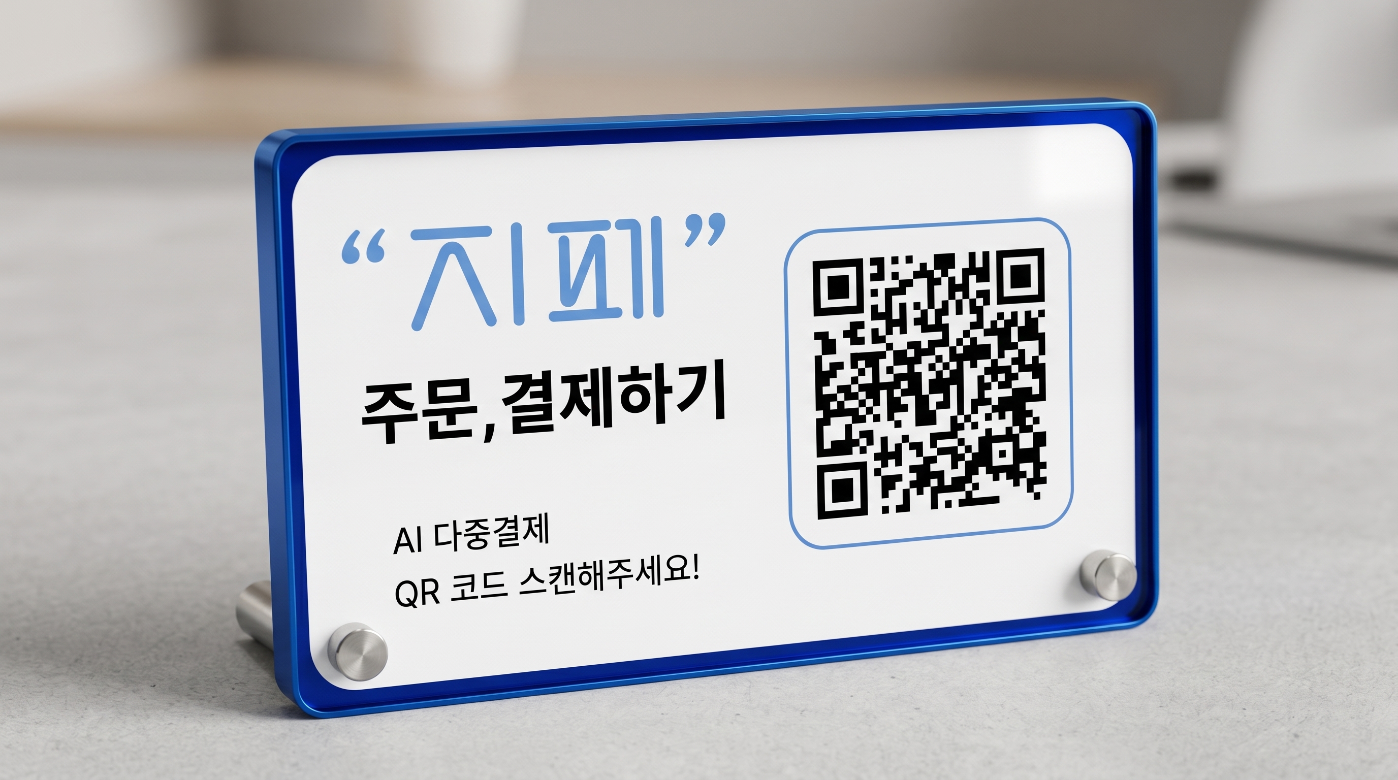 아크릴 스탠드 — 투명